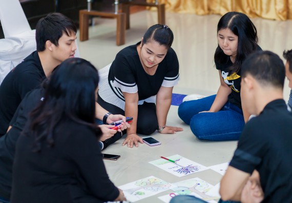 ภาพกิจกรรม คณะวิทยาศาสตร์และเทคโนโลยี จัดโครงการอบรมเชิงปฏิบัติการ กิจกรรมรักองค์กร