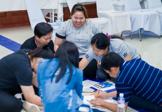 ภาพกิจกรรม คณะวิทยาศาสตร์และเทคโนโลยี จัดโครงการอบรมเชิงปฏิบัติการ กิจกรรมรักองค์กร