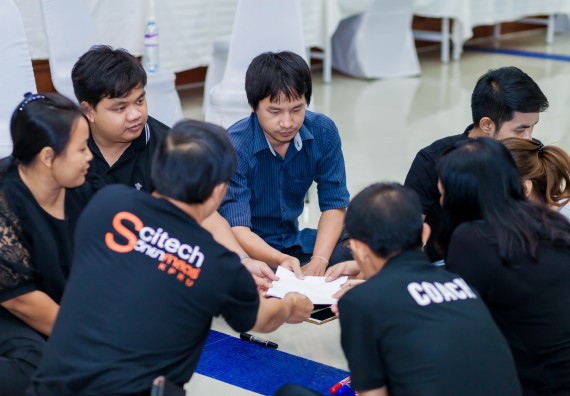 ภาพกิจกรรม คณะวิทยาศาสตร์และเทคโนโลยี จัดโครงการอบรมเชิงปฏิบัติการ กิจกรรมรักองค์กร