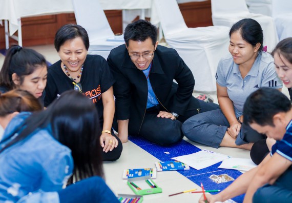 ภาพกิจกรรม คณะวิทยาศาสตร์และเทคโนโลยี จัดโครงการอบรมเชิงปฏิบัติการ กิจกรรมรักองค์กร