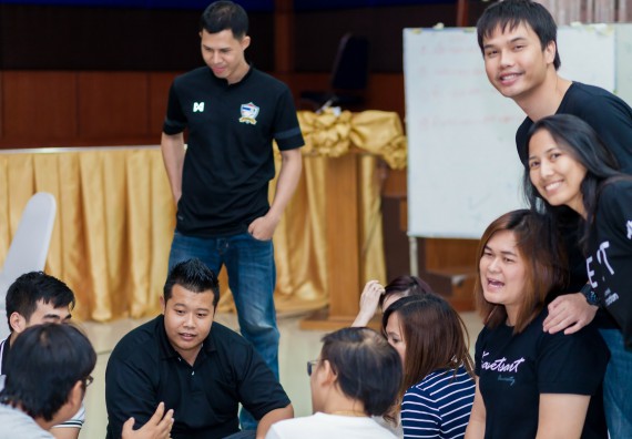 ภาพกิจกรรม คณะวิทยาศาสตร์และเทคโนโลยี จัดโครงการอบรมเชิงปฏิบัติการ กิจกรรมรักองค์กร