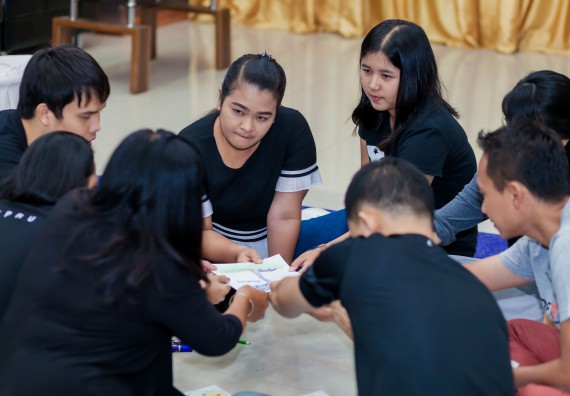 ภาพกิจกรรม คณะวิทยาศาสตร์และเทคโนโลยี จัดโครงการอบรมเชิงปฏิบัติการ กิจกรรมรักองค์กร