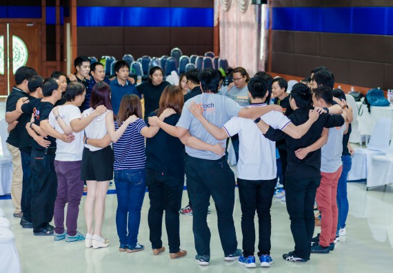 ภาพกิจกรรม คณะวิทยาศาสตร์และเทคโนโลยี จัดโครงการอบรมเชิงปฏิบัติการ กิจกรรมรักองค์กร