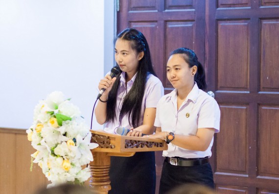 นักศึกษาคณะวิทยาศาสตร์และเทคโนโลยี เข้าร่วม อบรมโครงการพัฒนาศักยภาพผู้นำประจำปีการศึกษา 2560