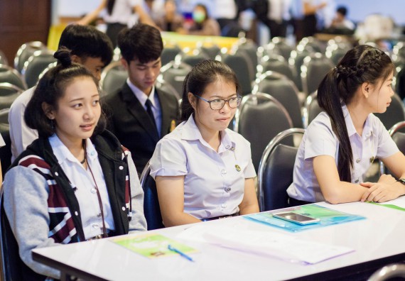 นักศึกษาคณะวิทยาศาสตร์และเทคโนโลยี เข้าร่วม อบรมโครงการพัฒนาศักยภาพผู้นำประจำปีการศึกษา 2560