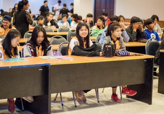 นักศึกษาคณะวิทยาศาสตร์และเทคโนโลยี เข้าร่วม อบรมโครงการพัฒนาศักยภาพผู้นำประจำปีการศึกษา 2560