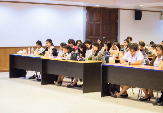 นักศึกษาคณะวิทยาศาสตร์และเทคโนโลยี เข้าร่วม อบรมโครงการพัฒนาศักยภาพผู้นำประจำปีการศึกษา 2560