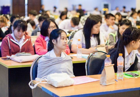 นักศึกษาคณะวิทยาศาสตร์และเทคโนโลยี เข้าร่วม อบรมโครงการพัฒนาศักยภาพผู้นำประจำปีการศึกษา 2560