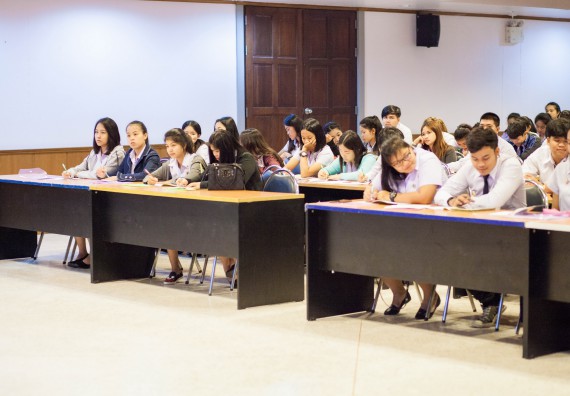 นักศึกษาคณะวิทยาศาสตร์และเทคโนโลยี เข้าร่วม อบรมโครงการพัฒนาศักยภาพผู้นำประจำปีการศึกษา 2560