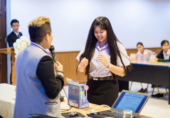 นักศึกษาคณะวิทยาศาสตร์และเทคโนโลยี เข้าร่วม อบรมโครงการพัฒนาศักยภาพผู้นำประจำปีการศึกษา 2560