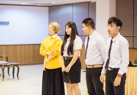 นักศึกษาคณะวิทยาศาสตร์และเทคโนโลยี เข้าร่วม อบรมโครงการพัฒนาศักยภาพผู้นำประจำปีการศึกษา 2560