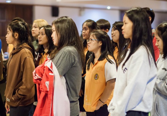 นักศึกษาคณะวิทยาศาสตร์และเทคโนโลยี เข้าร่วม อบรมโครงการพัฒนาศักยภาพผู้นำประจำปีการศึกษา 2560