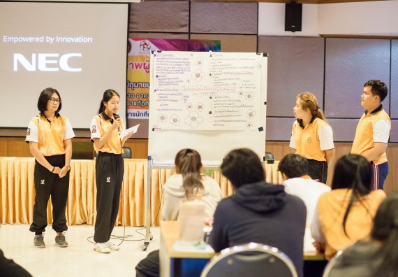 นักศึกษาคณะวิทยาศาสตร์และเทคโนโลยี เข้าร่วม อบรมโครงการพัฒนาศักยภาพผู้นำประจำปีการศึกษา 2560