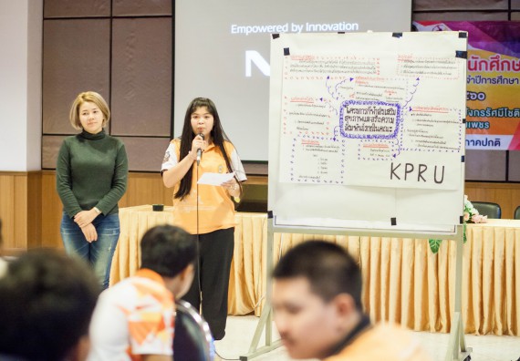 นักศึกษาคณะวิทยาศาสตร์และเทคโนโลยี เข้าร่วม อบรมโครงการพัฒนาศักยภาพผู้นำประจำปีการศึกษา 2560