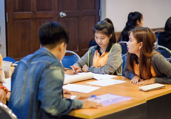 นักศึกษาคณะวิทยาศาสตร์และเทคโนโลยี เข้าร่วม อบรมโครงการพัฒนาศักยภาพผู้นำประจำปีการศึกษา 2560