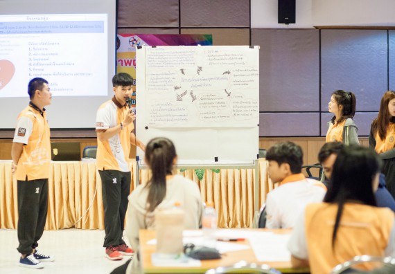 นักศึกษาคณะวิทยาศาสตร์และเทคโนโลยี เข้าร่วม อบรมโครงการพัฒนาศักยภาพผู้นำประจำปีการศึกษา 2560