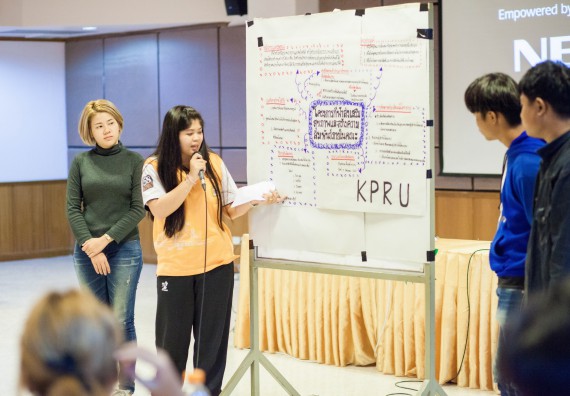 นักศึกษาคณะวิทยาศาสตร์และเทคโนโลยี เข้าร่วม อบรมโครงการพัฒนาศักยภาพผู้นำประจำปีการศึกษา 2560