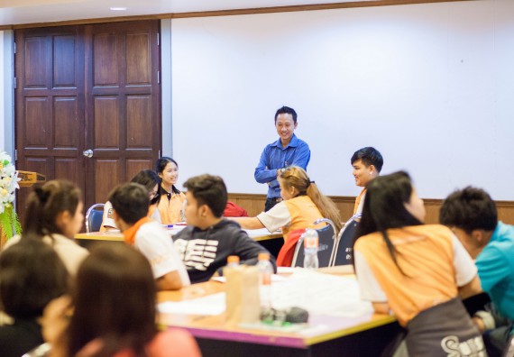 นักศึกษาคณะวิทยาศาสตร์และเทคโนโลยี เข้าร่วม อบรมโครงการพัฒนาศักยภาพผู้นำประจำปีการศึกษา 2560