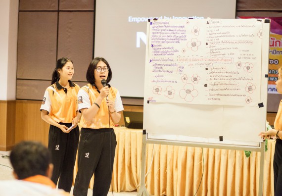 นักศึกษาคณะวิทยาศาสตร์และเทคโนโลยี เข้าร่วม อบรมโครงการพัฒนาศักยภาพผู้นำประจำปีการศึกษา 2560