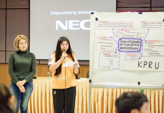 นักศึกษาคณะวิทยาศาสตร์และเทคโนโลยี เข้าร่วม อบรมโครงการพัฒนาศักยภาพผู้นำประจำปีการศึกษา 2560