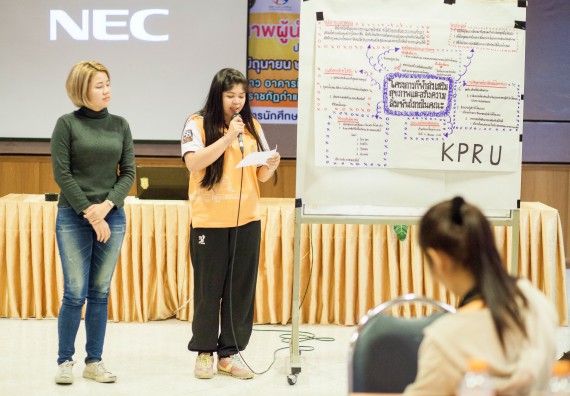 นักศึกษาคณะวิทยาศาสตร์และเทคโนโลยี เข้าร่วม อบรมโครงการพัฒนาศักยภาพผู้นำประจำปีการศึกษา 2560