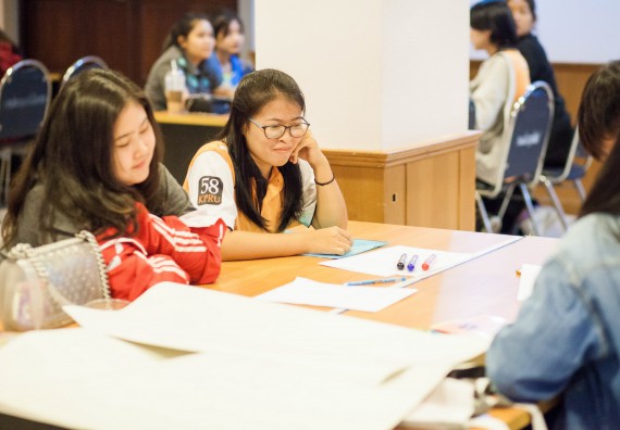 นักศึกษาคณะวิทยาศาสตร์และเทคโนโลยี เข้าร่วม อบรมโครงการพัฒนาศักยภาพผู้นำประจำปีการศึกษา 2560