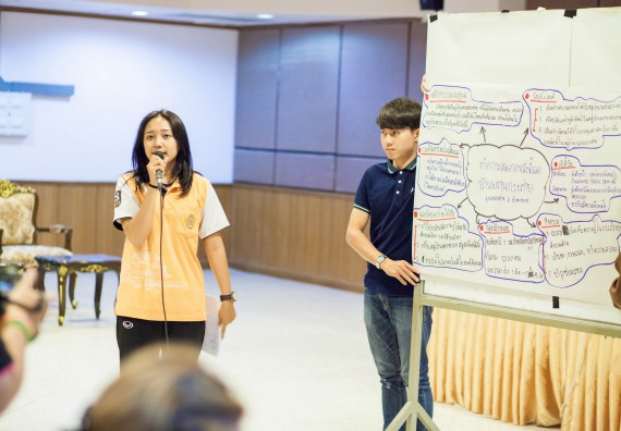 นักศึกษาคณะวิทยาศาสตร์และเทคโนโลยี เข้าร่วม อบรมโครงการพัฒนาศักยภาพผู้นำประจำปีการศึกษา 2560