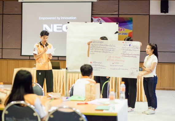 นักศึกษาคณะวิทยาศาสตร์และเทคโนโลยี เข้าร่วม อบรมโครงการพัฒนาศักยภาพผู้นำประจำปีการศึกษา 2560