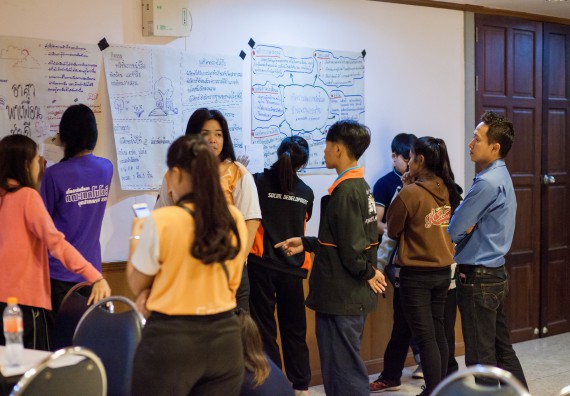 นักศึกษาคณะวิทยาศาสตร์และเทคโนโลยี เข้าร่วม อบรมโครงการพัฒนาศักยภาพผู้นำประจำปีการศึกษา 2560