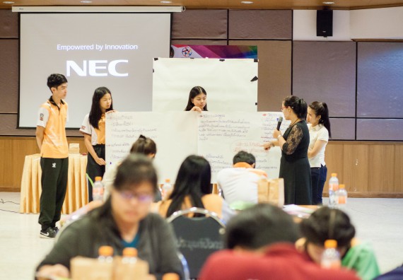 นักศึกษาคณะวิทยาศาสตร์และเทคโนโลยี เข้าร่วม อบรมโครงการพัฒนาศักยภาพผู้นำประจำปีการศึกษา 2560