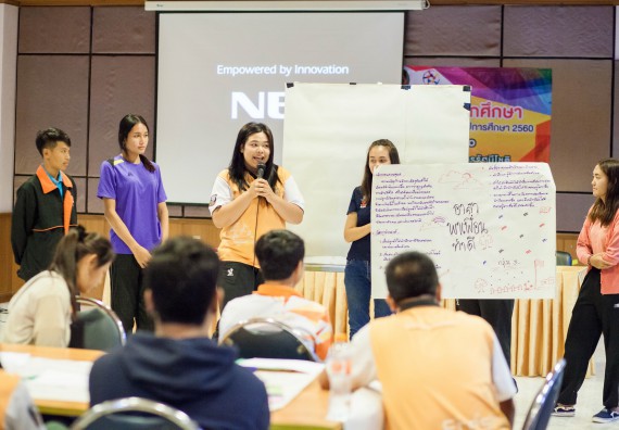 นักศึกษาคณะวิทยาศาสตร์และเทคโนโลยี เข้าร่วม อบรมโครงการพัฒนาศักยภาพผู้นำประจำปีการศึกษา 2560