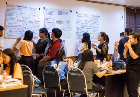 นักศึกษาคณะวิทยาศาสตร์และเทคโนโลยี เข้าร่วม อบรมโครงการพัฒนาศักยภาพผู้นำประจำปีการศึกษา 2560