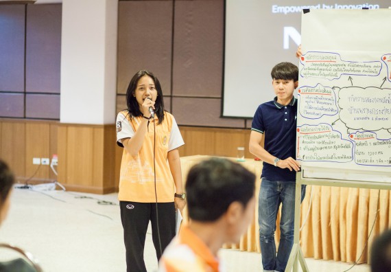 นักศึกษาคณะวิทยาศาสตร์และเทคโนโลยี เข้าร่วม อบรมโครงการพัฒนาศักยภาพผู้นำประจำปีการศึกษา 2560