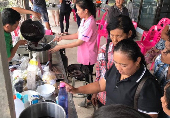 ภาพกิจกรรม โปรแกรมวิชาวิทยาศาสตร์และเทคโนโลยีการอาหาร จัดการอบรมเชิงปฏิบัติการเพื่อถ่ายทอดผลงานวิจัยสู่การพัฒนาชุมชน