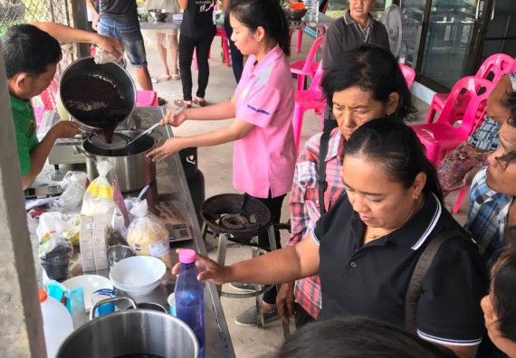 ภาพกิจกรรม โปรแกรมวิชาวิทยาศาสตร์และเทคโนโลยีการอาหาร จัดการอบรมเชิงปฏิบัติการเพื่อถ่ายทอดผลงานวิจัยสู่การพัฒนาชุมชน