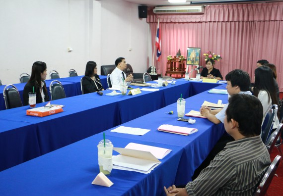 ภาพกิจกรรม โปรแกรมวิชาเคมี จัดการประเมินหลักสูตรเคมี(วท.บ.)และเคมี(คบ.)