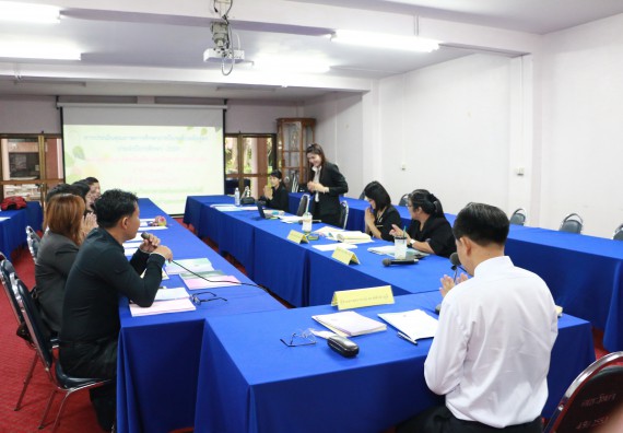 ภาพกิจกรรม โปรแกรมวิชาเคมี จัดการประเมินหลักสูตรเคมี(วท.บ.)และเคมี(คบ.)