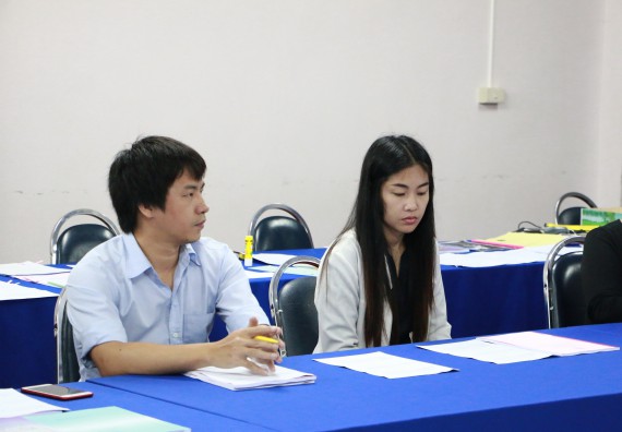 ภาพกิจกรรม โปรแกรมวิชาเคมี จัดการประเมินหลักสูตรเคมี(วท.บ.)และเคมี(คบ.)