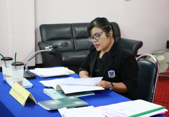 ภาพกิจกรรม โปรแกรมวิชาเคมี จัดการประเมินหลักสูตรเคมี(วท.บ.)และเคมี(คบ.)