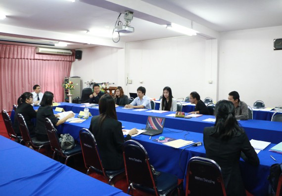 ภาพกิจกรรม โปรแกรมวิชาเคมี จัดการประเมินหลักสูตรเคมี(วท.บ.)และเคมี(คบ.)