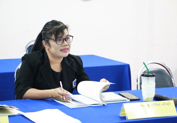 ภาพกิจกรรม โปรแกรมวิชาเคมี จัดการประเมินหลักสูตรเคมี(วท.บ.)และเคมี(คบ.)