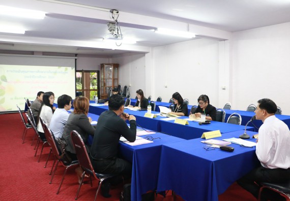 ภาพกิจกรรม โปรแกรมวิชาเคมี จัดการประเมินหลักสูตรเคมี(วท.บ.)และเคมี(คบ.)