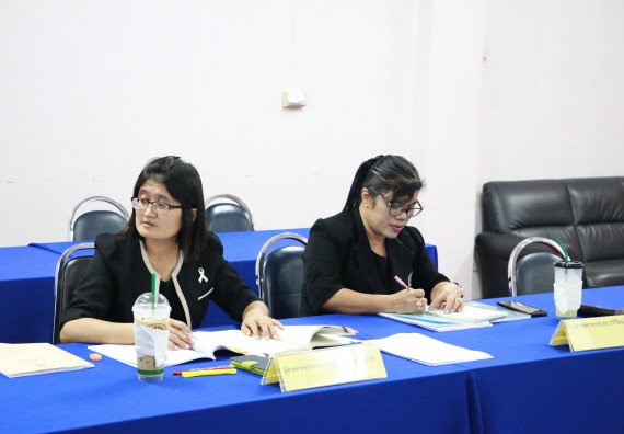 ภาพกิจกรรม โปรแกรมวิชาเคมี จัดการประเมินหลักสูตรเคมี(วท.บ.)และเคมี(คบ.)