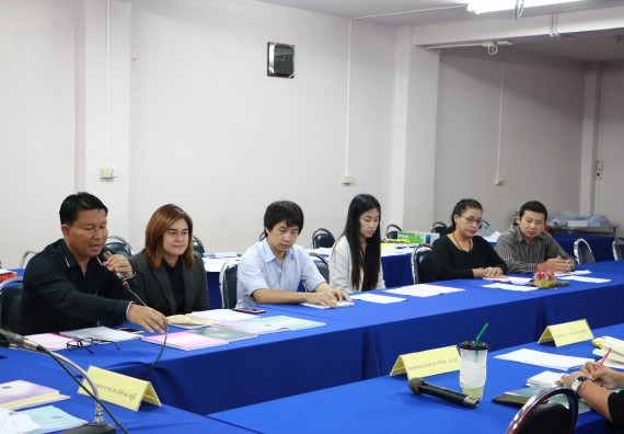 ภาพกิจกรรม โปรแกรมวิชาเคมี จัดการประเมินหลักสูตรเคมี(วท.บ.)และเคมี(คบ.)