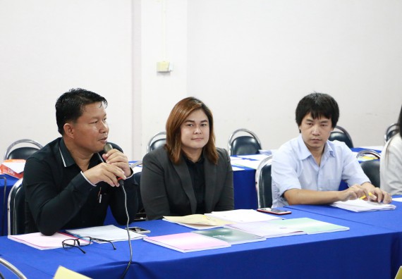 ภาพกิจกรรม โปรแกรมวิชาเคมี จัดการประเมินหลักสูตรเคมี(วท.บ.)และเคมี(คบ.)