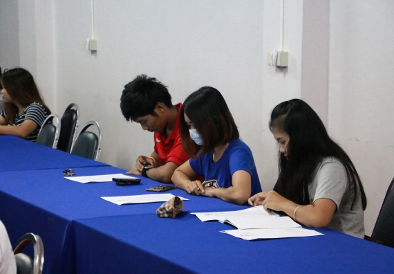 ภาพกิจกรรม สโมสรนักศึกษาคณะวิทยาศาสตร์และเทคโนโลยี จัดการประชุมสโมสรนักศึกษาคณะวิทยาศาสตร์และเทคโนโลยี ครั้งที่ 1/2560