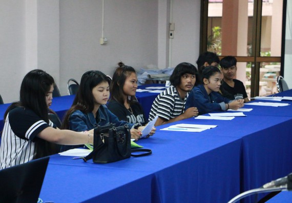 ภาพกิจกรรม สโมสรนักศึกษาคณะวิทยาศาสตร์และเทคโนโลยี จัดการประชุมสโมสรนักศึกษาคณะวิทยาศาสตร์และเทคโนโลยี ครั้งที่ 1/2560