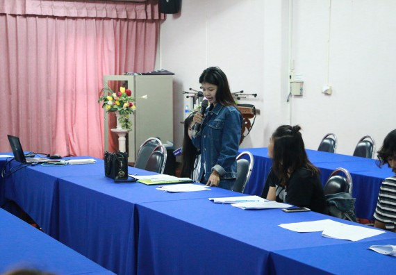 ภาพกิจกรรม สโมสรนักศึกษาคณะวิทยาศาสตร์และเทคโนโลยี จัดการประชุมสโมสรนักศึกษาคณะวิทยาศาสตร์และเทคโนโลยี ครั้งที่ 1/2560