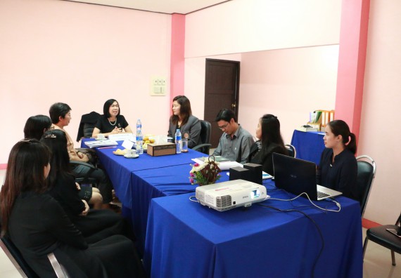 ภาพกิจกรรม หลักสูตรสาธารณสุขศาสตร์ จัดการตรวจประเมินคุณภาพภายใน ระดับหลักสูตรสาธารณสุขศาสตร์