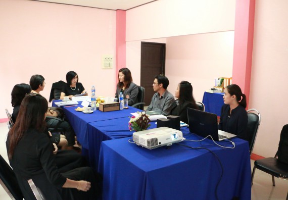 ภาพกิจกรรม หลักสูตรสาธารณสุขศาสตร์ จัดการตรวจประเมินคุณภาพภายใน ระดับหลักสูตรสาธารณสุขศาสตร์